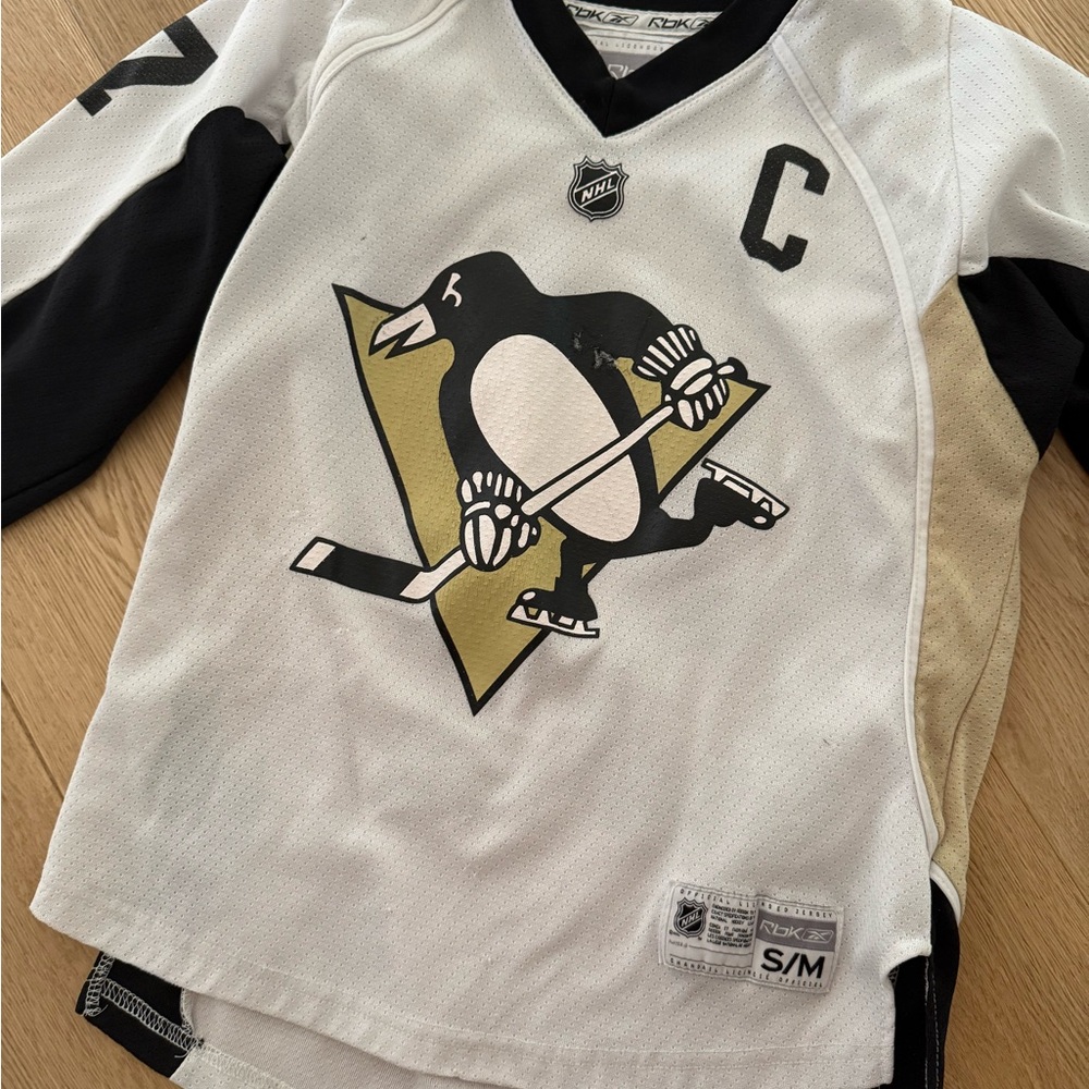 Kids NHL Team Hockey Shirt - Black and White